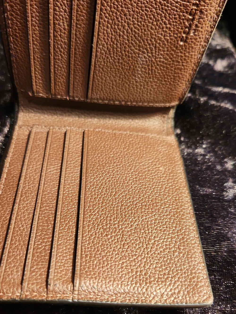Coach Leather Bi-Fold Wallet in Brown - Picture 7 of 8
